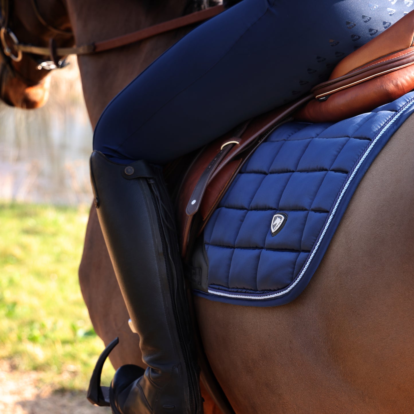 ARMA Eltar satin saddle cloth