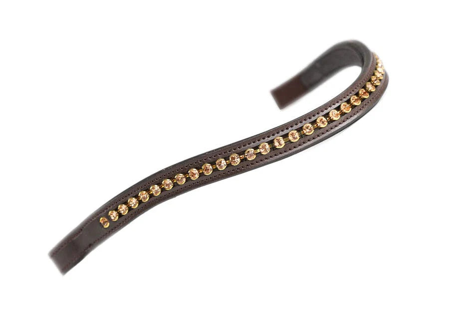 Velociti GARA Large Diamante Browband - Havana
