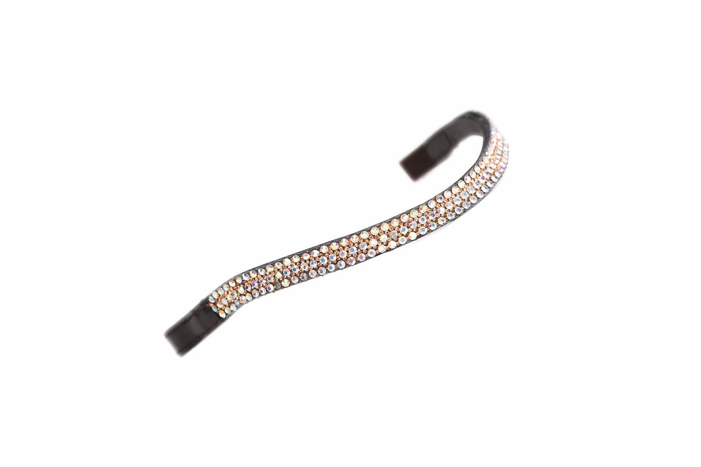 Velociti GARA Wide Diamante Browband - Havana