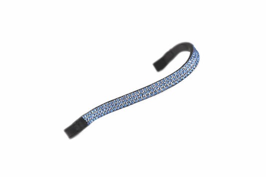 Velociti GARA Wide Diamante Browband - black
