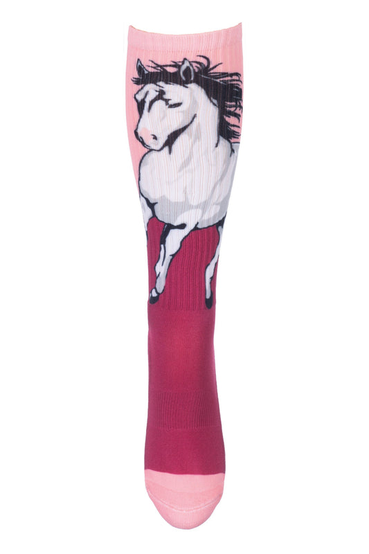 Kids riding socks -Helsinki - Pink