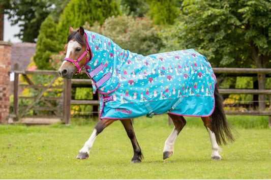 SHIRES TIKABOO 200 COMBO TURNOUT RUG (PRINCESS UNICORN)
