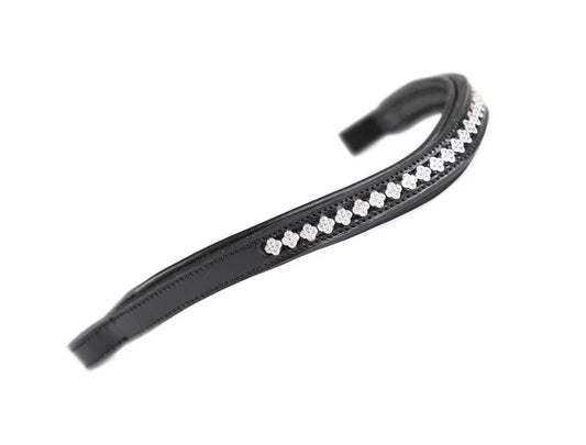 Velociti GARA Flower Diamante Browband - Black