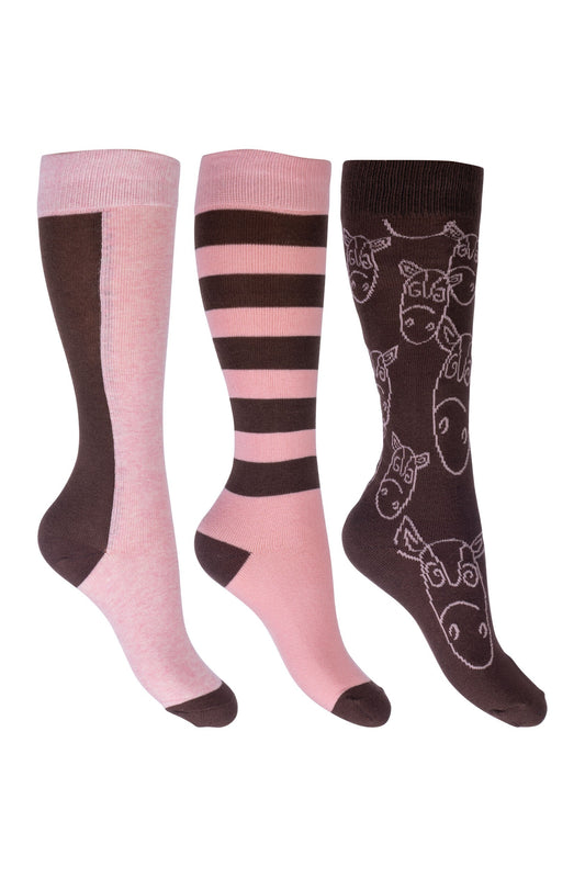 Kids riding socks -Houston- set of 3