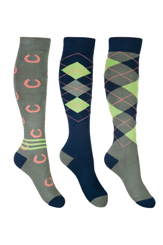 Riding socks -Cardiff- set of 3
