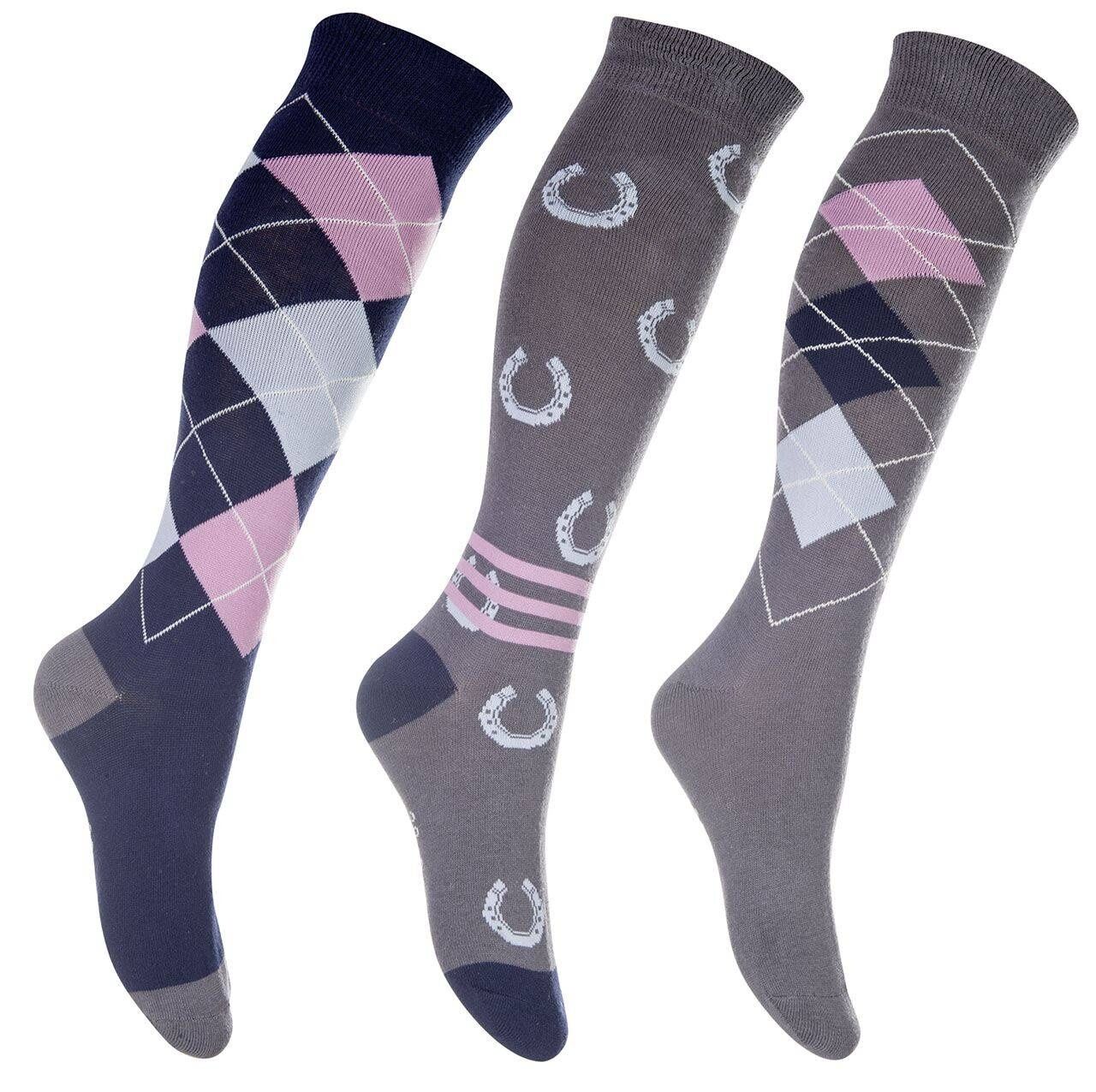 Riding socks -Cardiff- set of 3