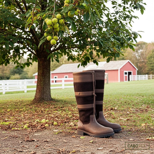 AMBERLEY 2 COUNTRY BOOTS – OAK/CHOCOLATE